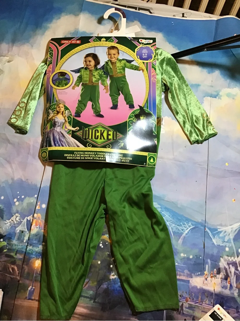 Wicked flying monkey toddler costume s/p 2t-NEW